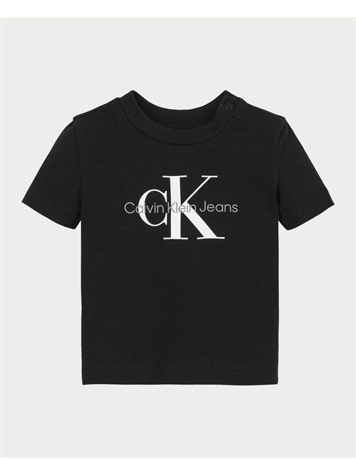 T-shirt bambino Calvin Klein con logo CALVIN KLEIN | IN0IN00001BEH